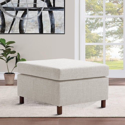 Malton Square Shape Ottoman Pouffes For Sitting Foot Rest Puffy Stools For Living Room - Torque India